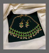 Cute Kundan Chokers in Gold Polish - KN00239
